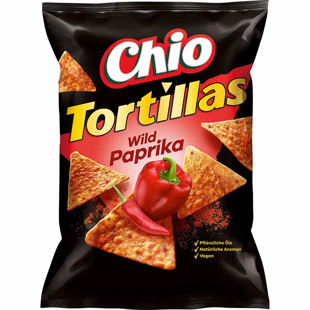 Chio Tortillas Wild Paprika 110g MHD 26.01.26