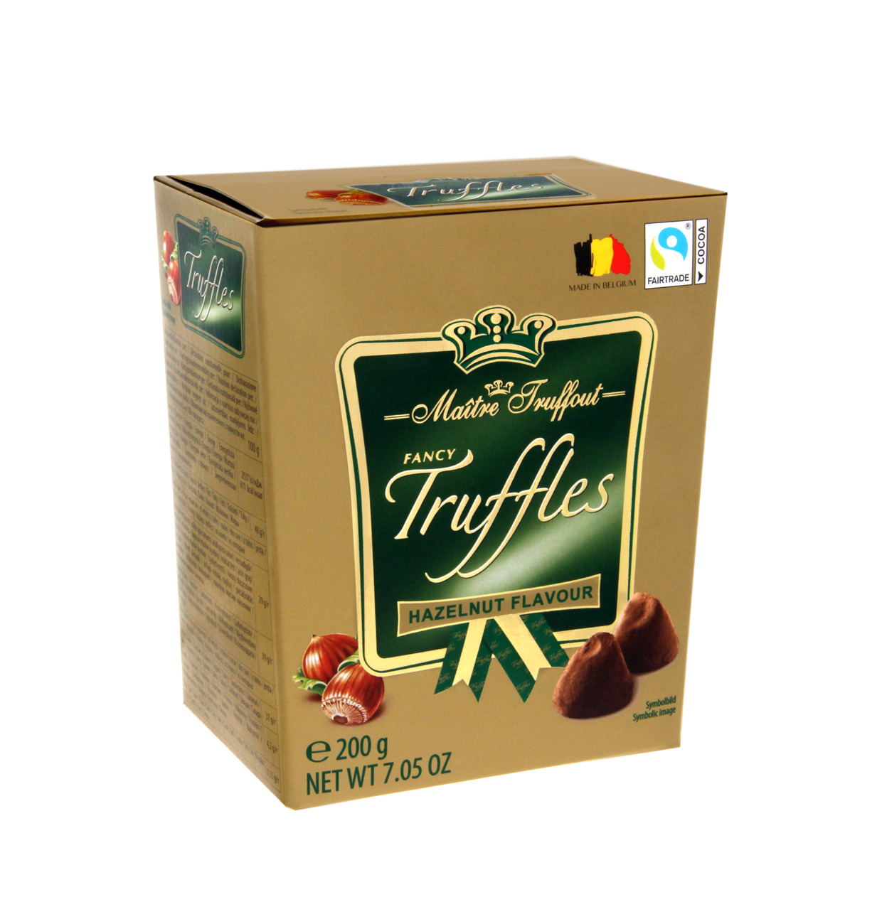 Maitre Truffout Truffles Haselnuss Flavor 200g MHD 15.11.26