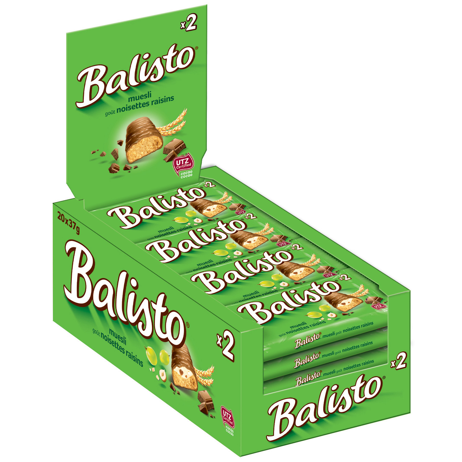 Balisto Müsli Doppelriegel 20x37g Riegel ,740g , 5000159418553