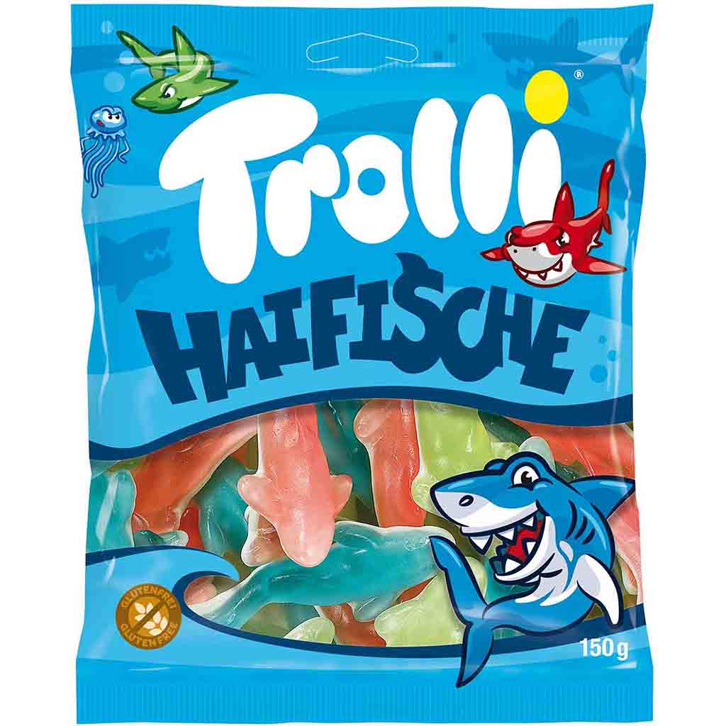Trolli Haifische 150g , 4000512463726