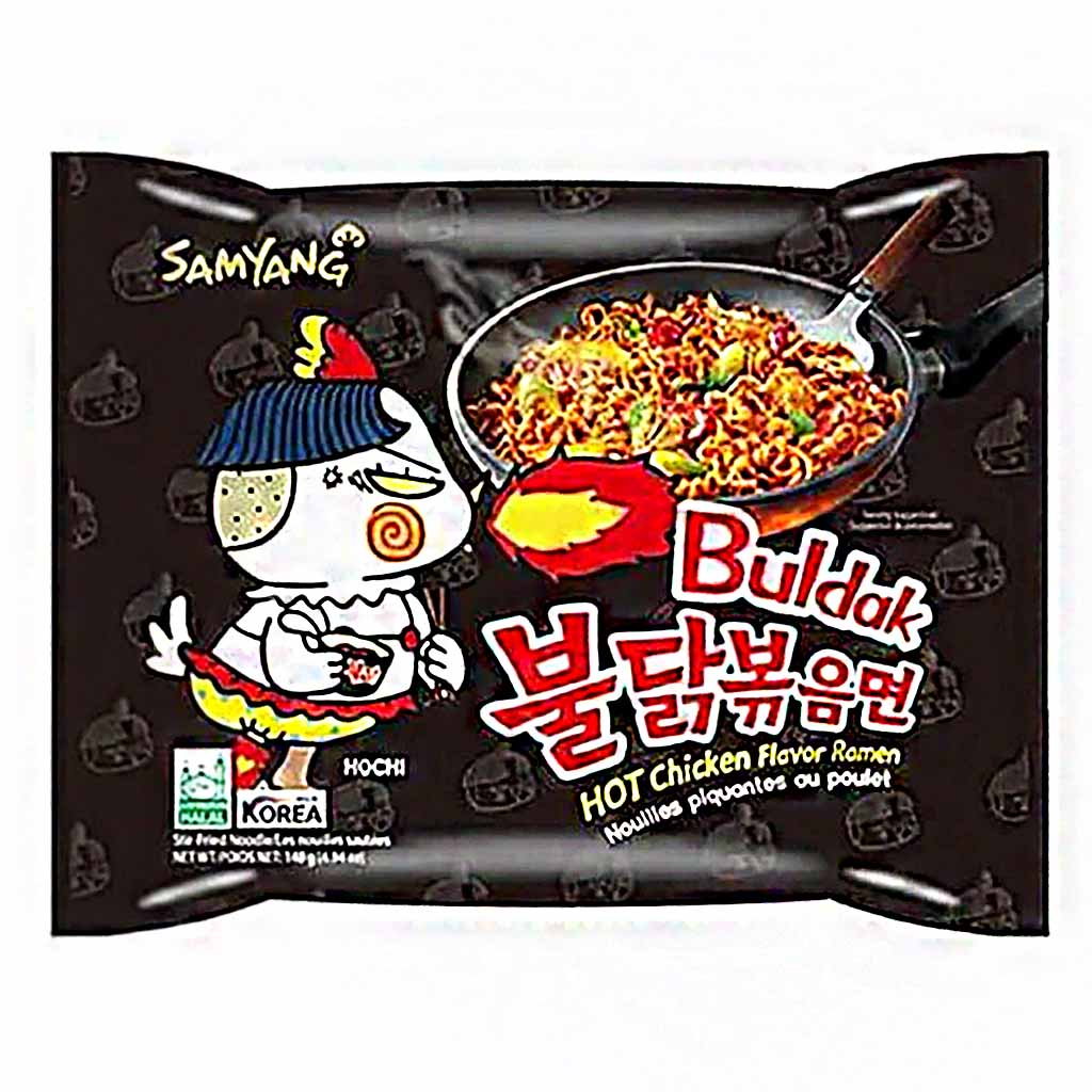 Samyang Buldak Hot Chicken Flavour Spicy Ramen 140g MHD 15.08.25