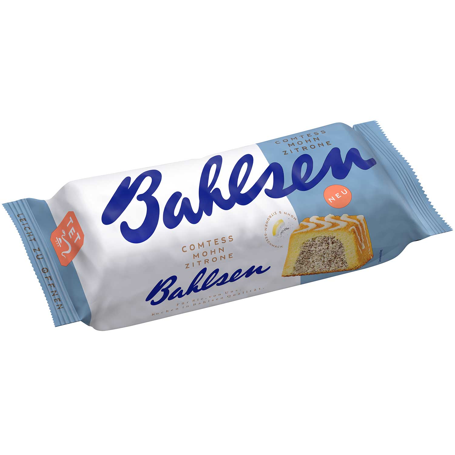 Bahlsen Comtess Rührkuchen Mohn Zitrone 350g MHD 21.03.26