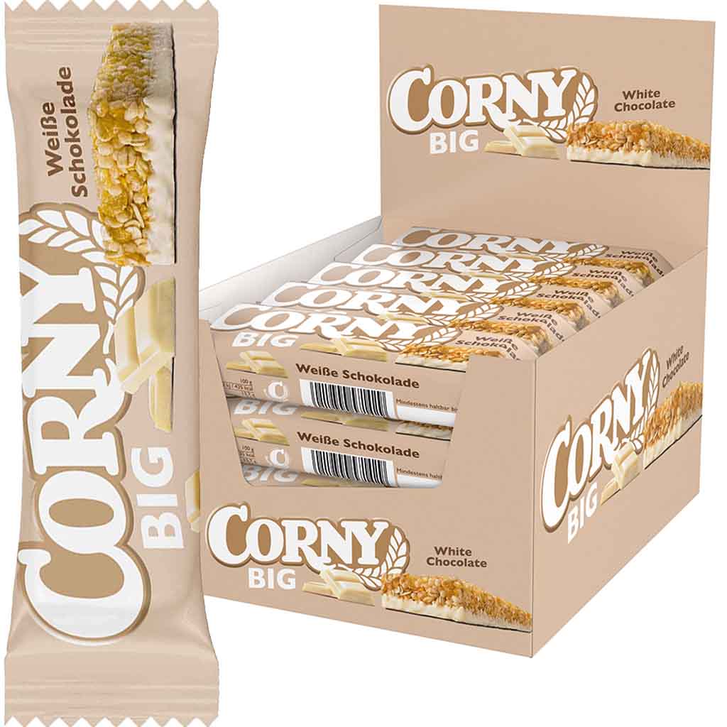 Corny Big White Chocolate 24x40g=960g MHD 25.02.27
