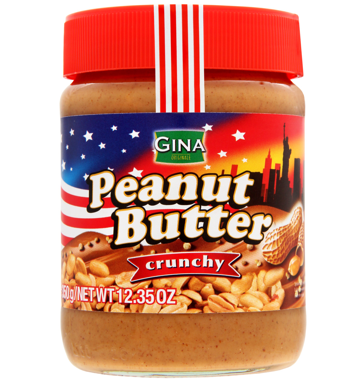 Gina Erdnussbutter Crunchy 350g MHD 01.06.26