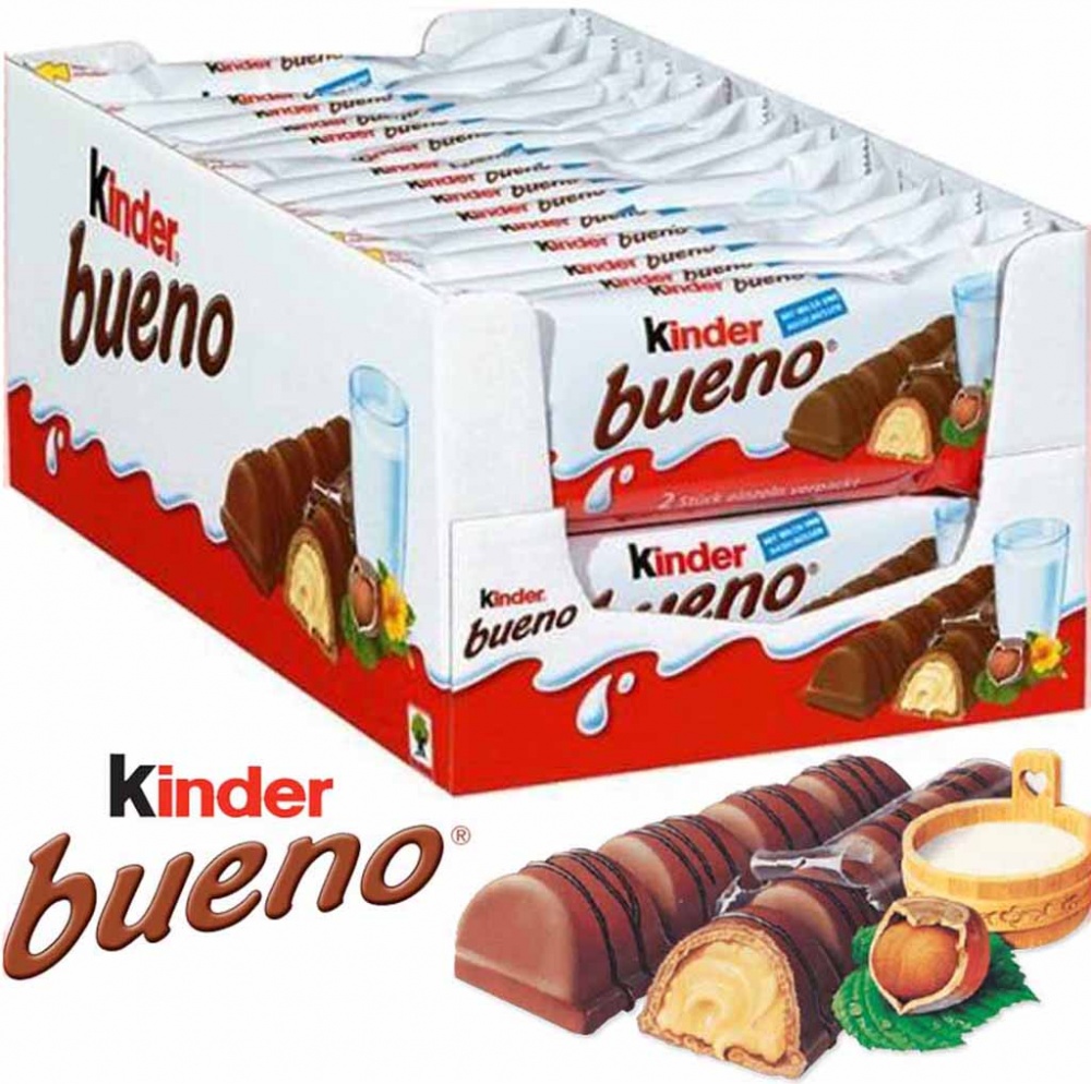Kinder Bueno Doppelriegel 30x43g=1290g MHD 09.04.26