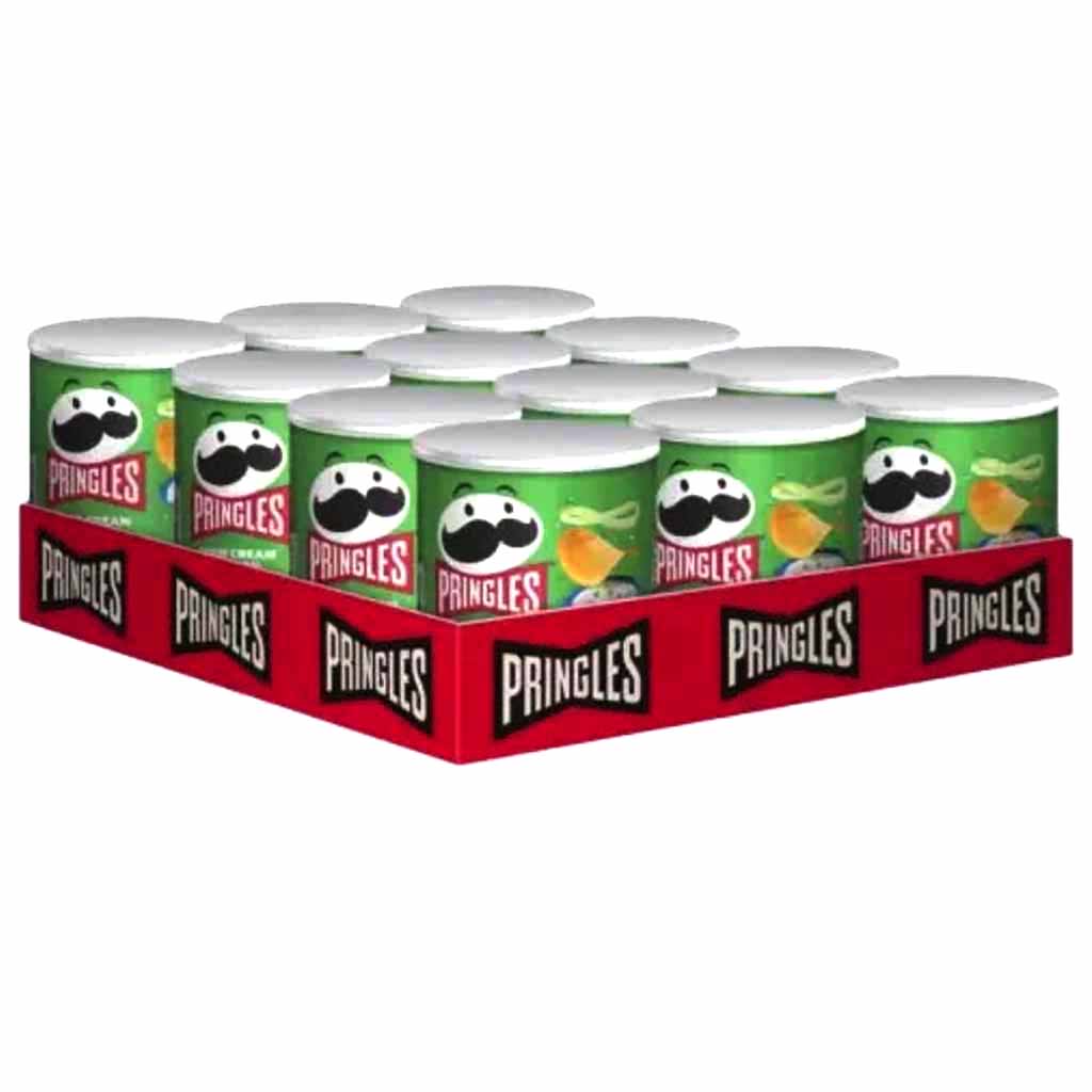 Pringles Pop & Go Soure Cream & Onion 12x70g=840g MHD 30.11.26
