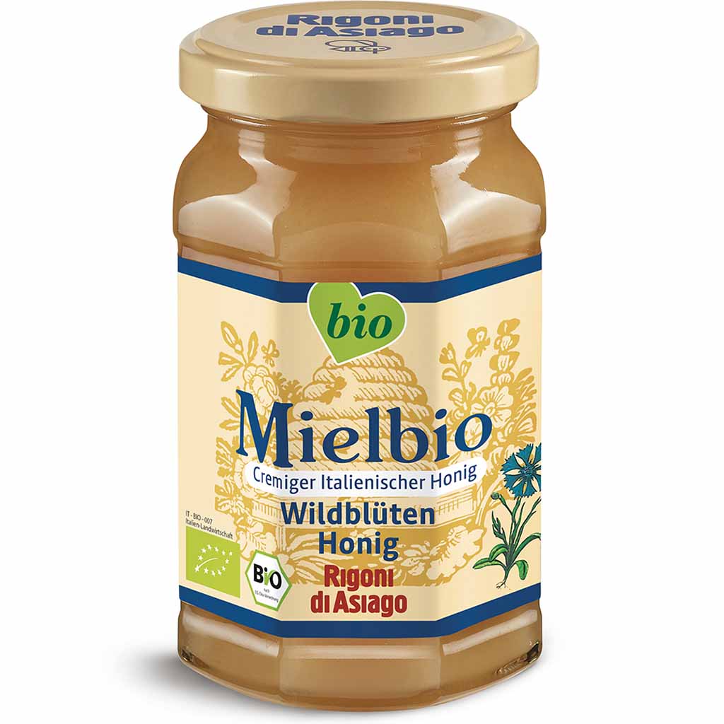 Mielbio italienischer Wildblütenhonig cremig 300g MHD 17.03.28
