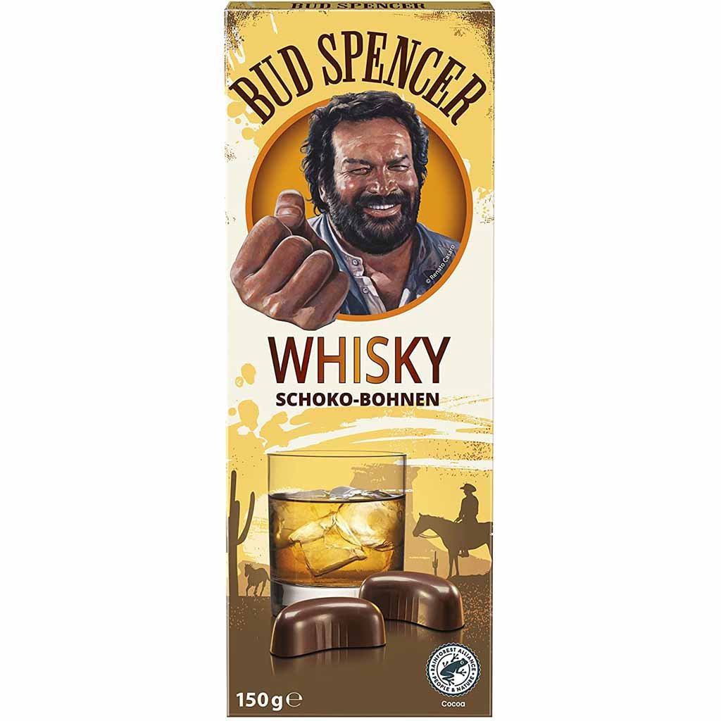 https://www.lebensmittel-sonderposten.de/media/image/7a/c8/76/Piasten_Bud_Spencer_Whisky_Schoko_Bohnen_150g_front_96dpi.jpg