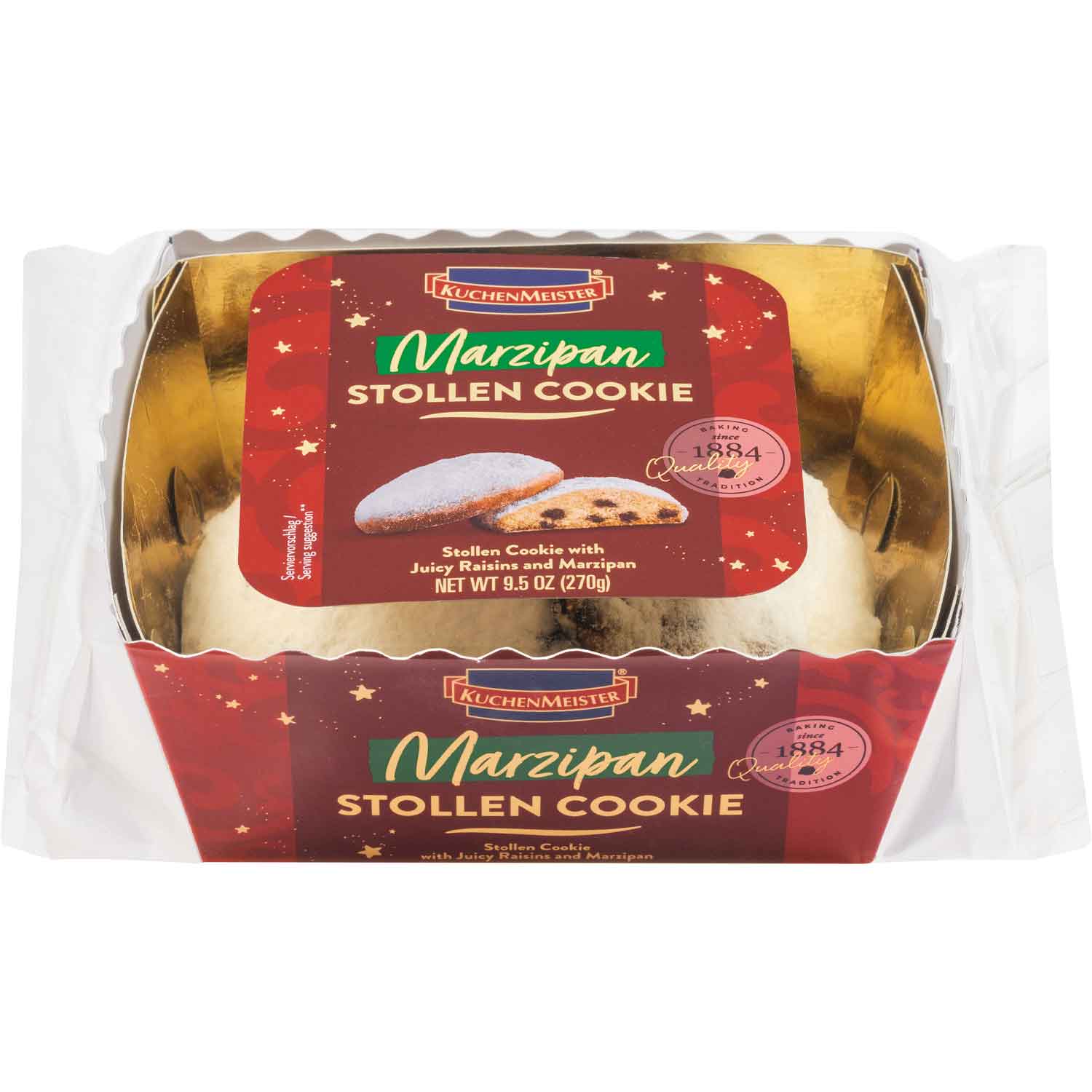 Kuchenmeister Stollen  Cookies mit Früchten 270g MHD 22.02.26