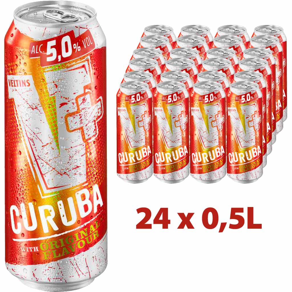 24x Veltins V+ Curuba, Tequila Flavour, Vol. 5% 0,5L Dosen