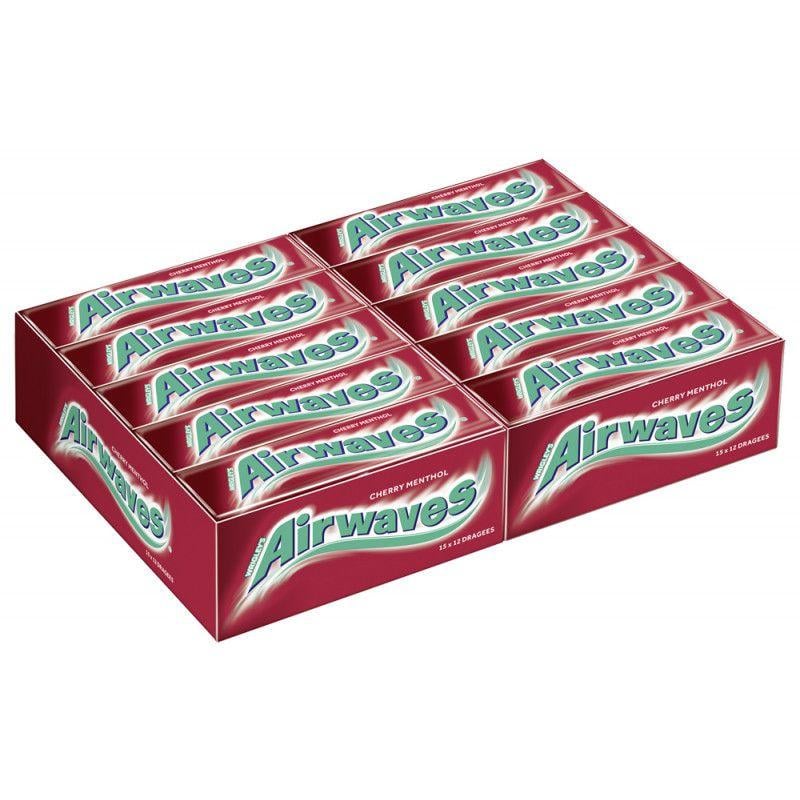 Wrigleys Airwaves Cherry Menthol 30x 10er=300 Kaugummi MHD 21.09.26