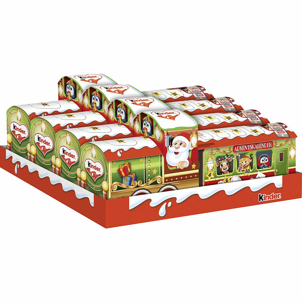 kinder Mix Adventskalender 3D-Zug 226g Umkarton, 8000500426845