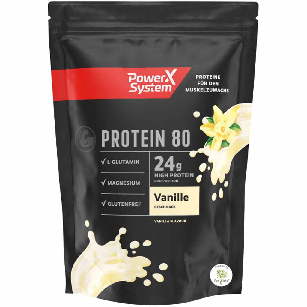 Power Systems Protein 80 Vanille 360g MHD 30.07.26