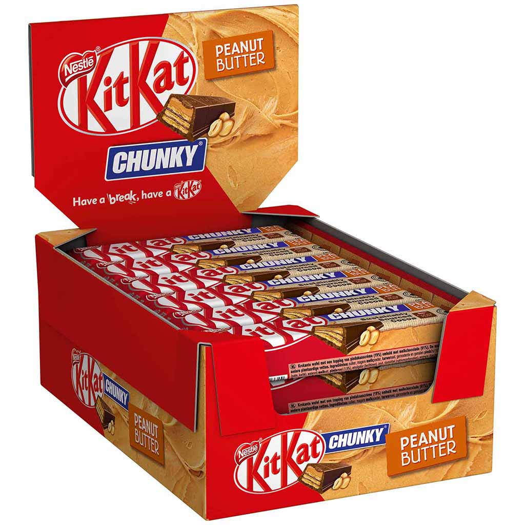 KitKat ChunKy Peanut Butter 24x 42g=1008g