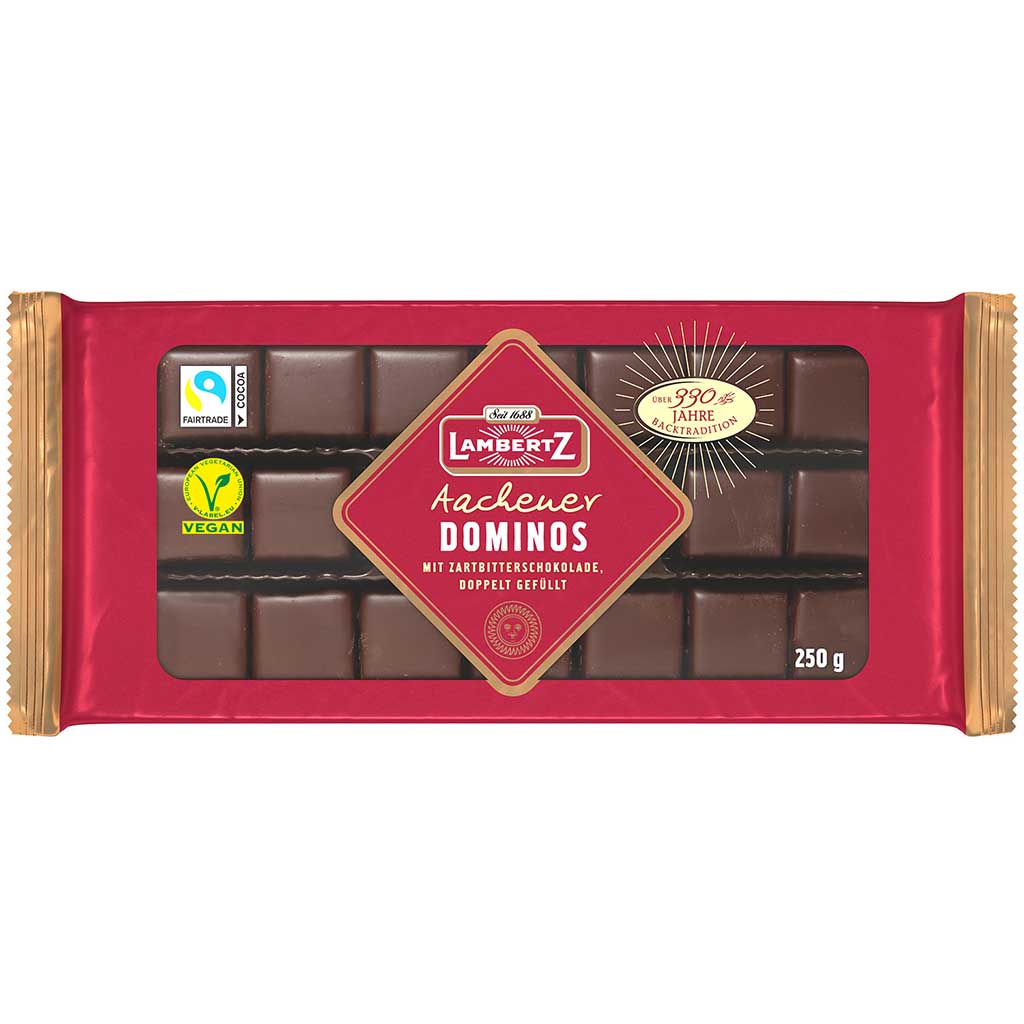 Lambertz Dominos Zartbitter 250g MHD 30.05.26