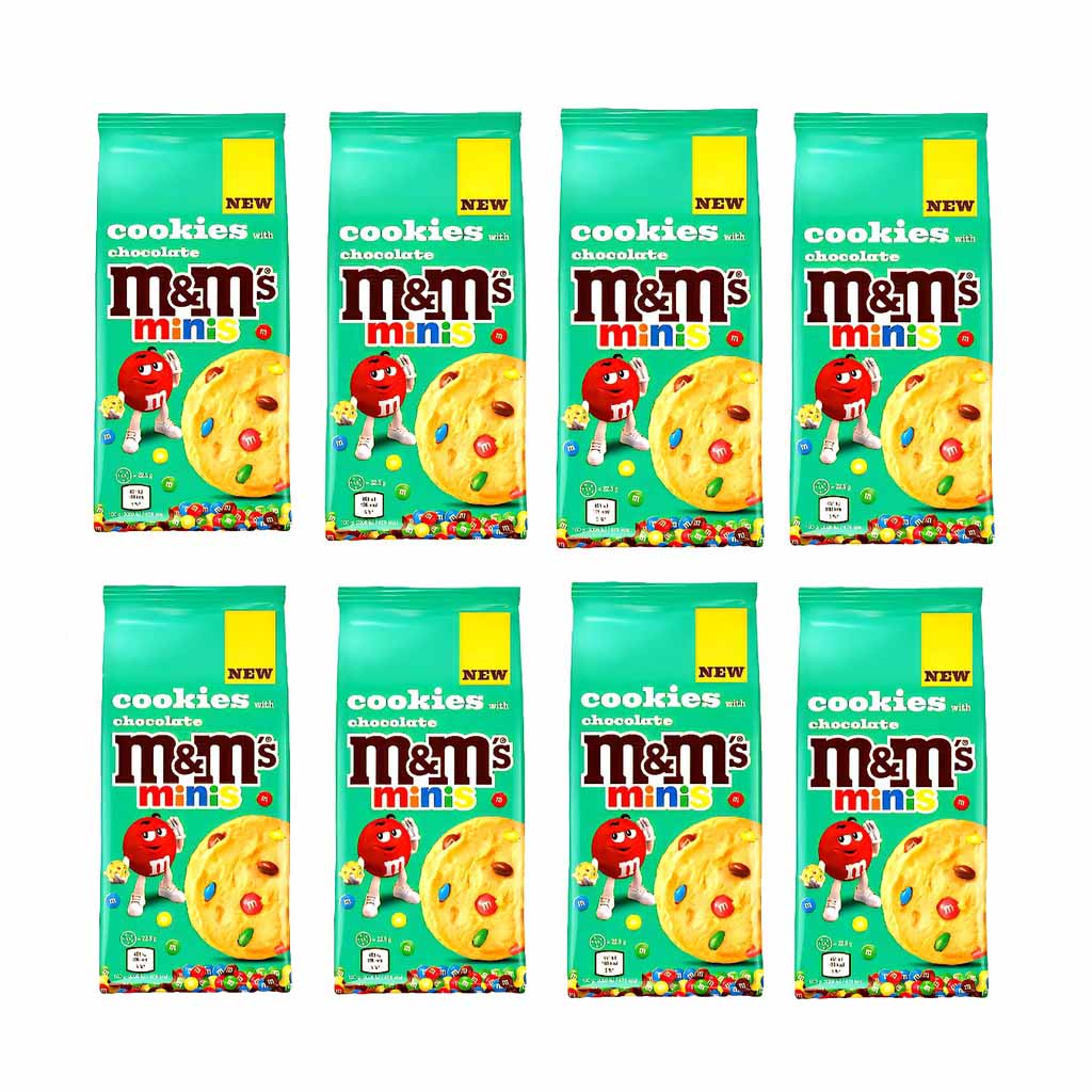 M&Ms Cookies Chocolate Minis 8X180g=1440g MHD 04.04.26