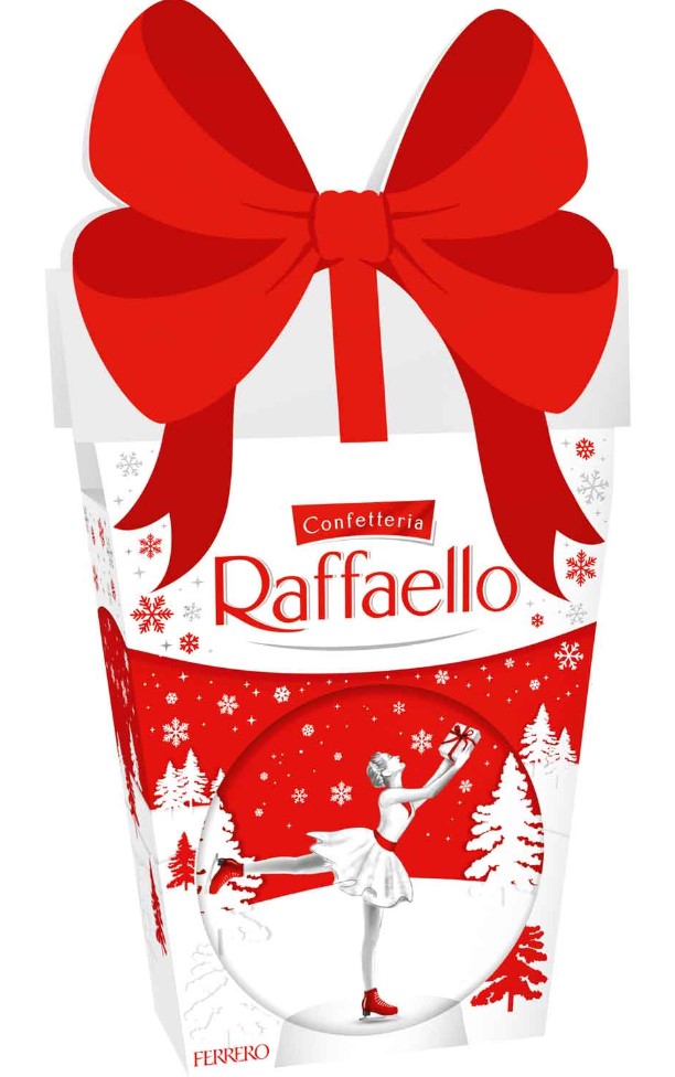 Ferrero Raffaello Geschenkverpackung Weihnachten 12er 120g MHD 20.04.26