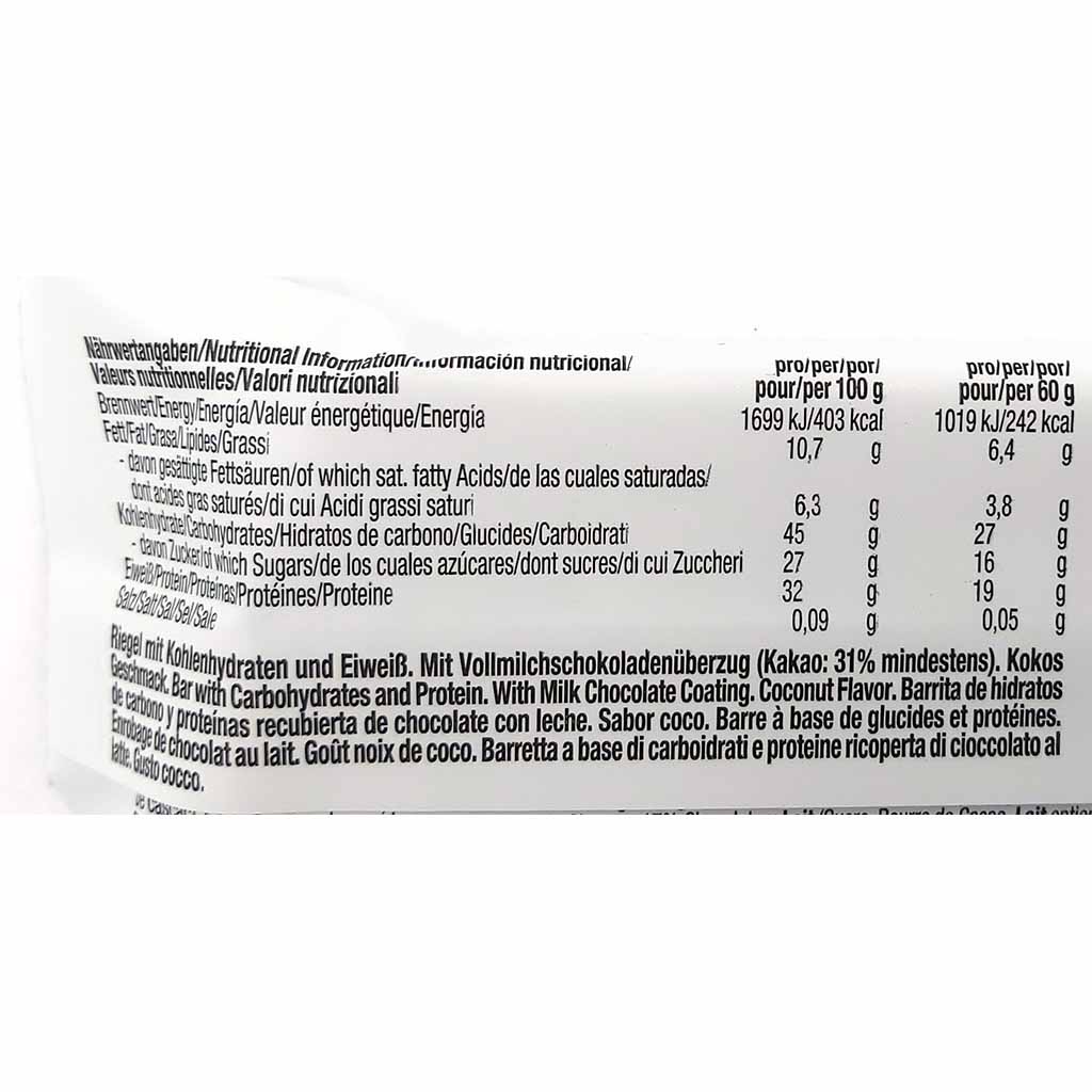 Weider 32% Protein Riegel Kokosnussgeschmack Thekendisplay 12x60g =720g