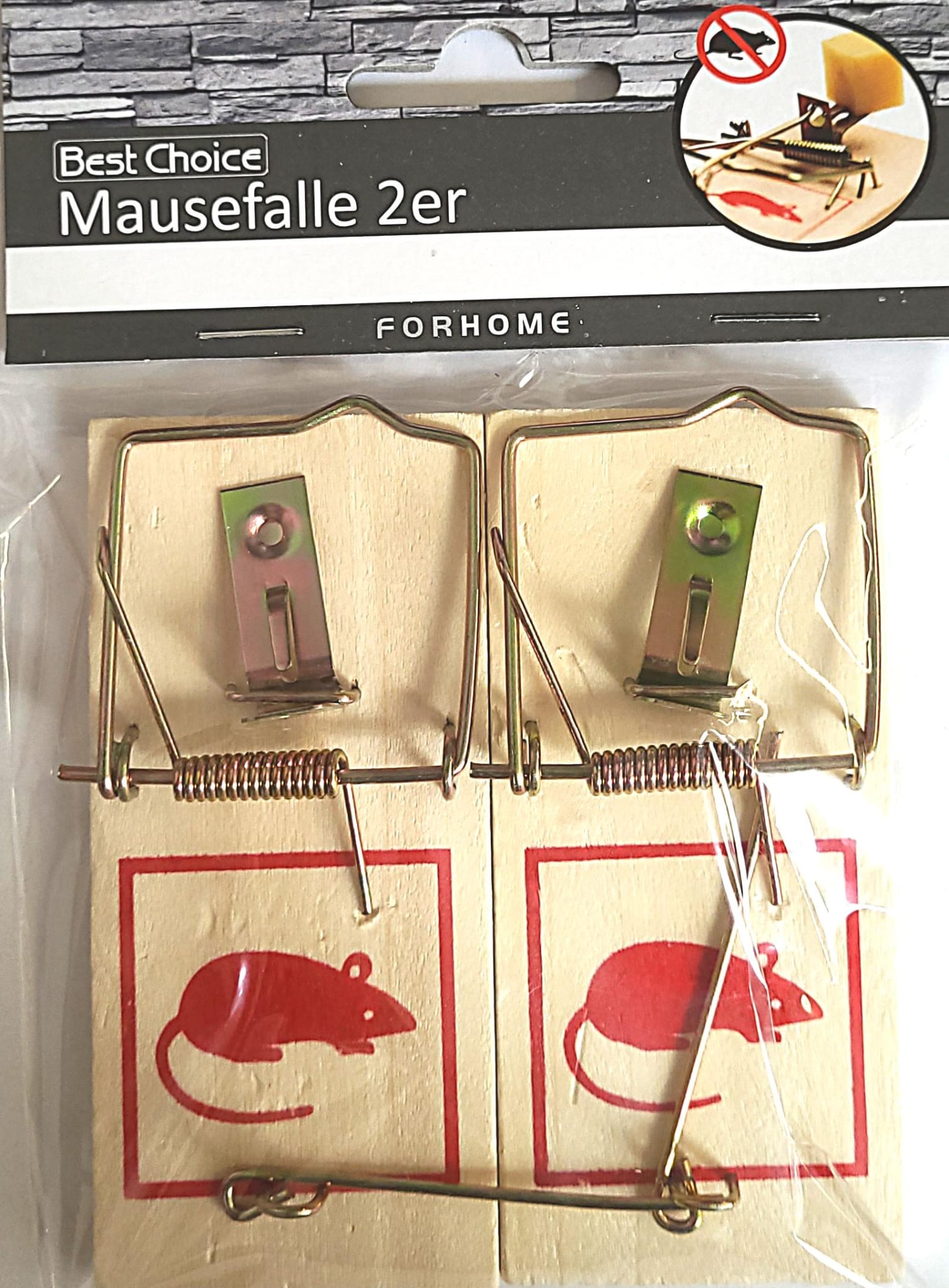 Best Choice Mausefalle 2er