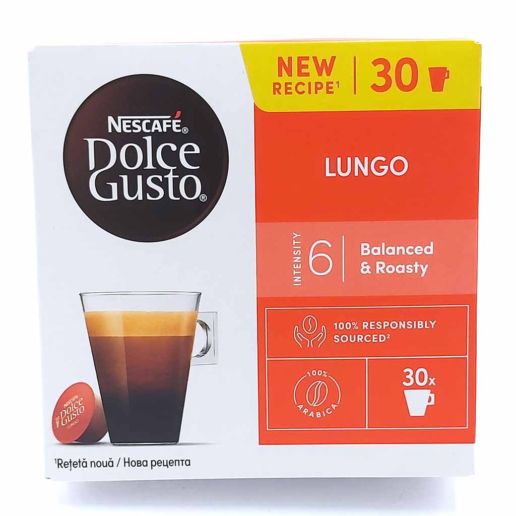 Nescafe Dolce Gusto Kapseln Lungo 30 Tassen 168g