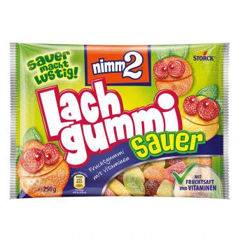 Storck Nimm2 Lachgummi sauer 250g MHD 30.05.26