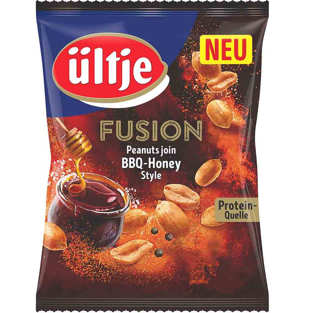 ültje Erdnüsse Fusion BBQ-Hoey Style 150g MHD 30.05.26