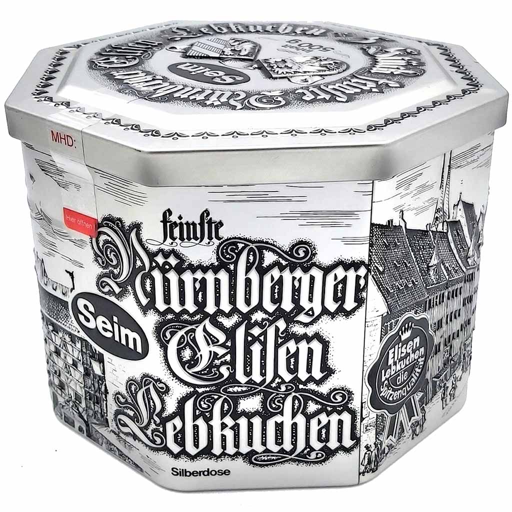 Elisen Oblaten Lebkuchen Schokoliert 500g in Schmuckdose