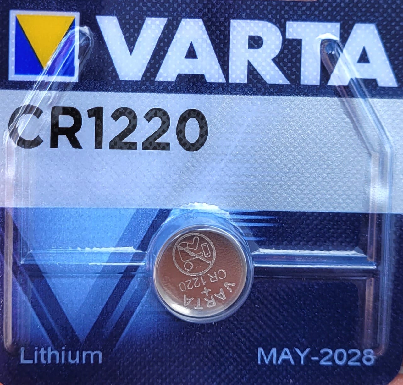 VARTA CR1220 Lithium Bli 1 Knopfzelle  35 mAh 3 V MHD 30.05.28