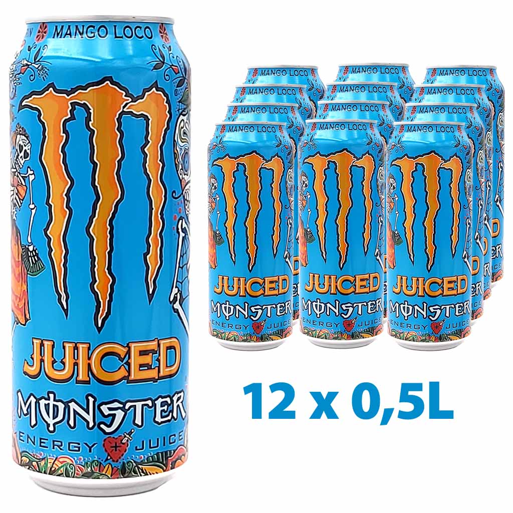 Monster Juiced Mango Loco  DOSE 12 x 500 ml , 6L