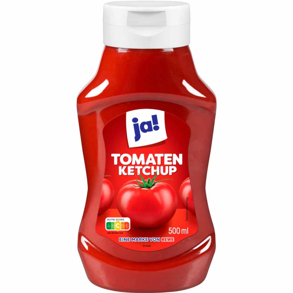 ja! Tomaten Ketchup 500ml MHD 12.07.26