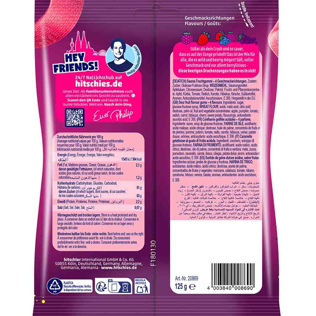 https://www.lebensmittel-sonderposten.de/media/image/49/63/77/Hitschler_Hirschies_saure_Drachenzungen_Berry_Mix_125g_back_96dpi.jpg