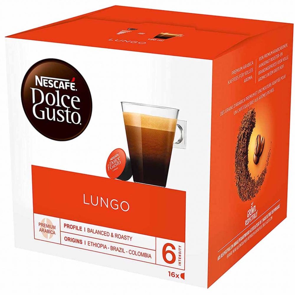 Nescafe Dolce Gusto Kapseln Lungo 16 Tassen 104g MHD 31.10.26