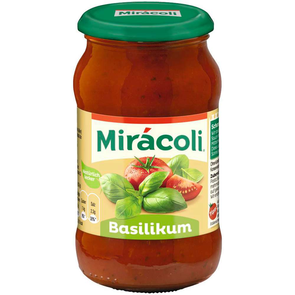 Miracoli Pasta-Sauce Basilikum 400g MHD 25.09.26