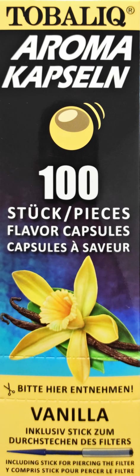 Aroma Kapseln für Ihre Zigarette 12x100 Stück= 1200 Stück Vanilla Geschmack