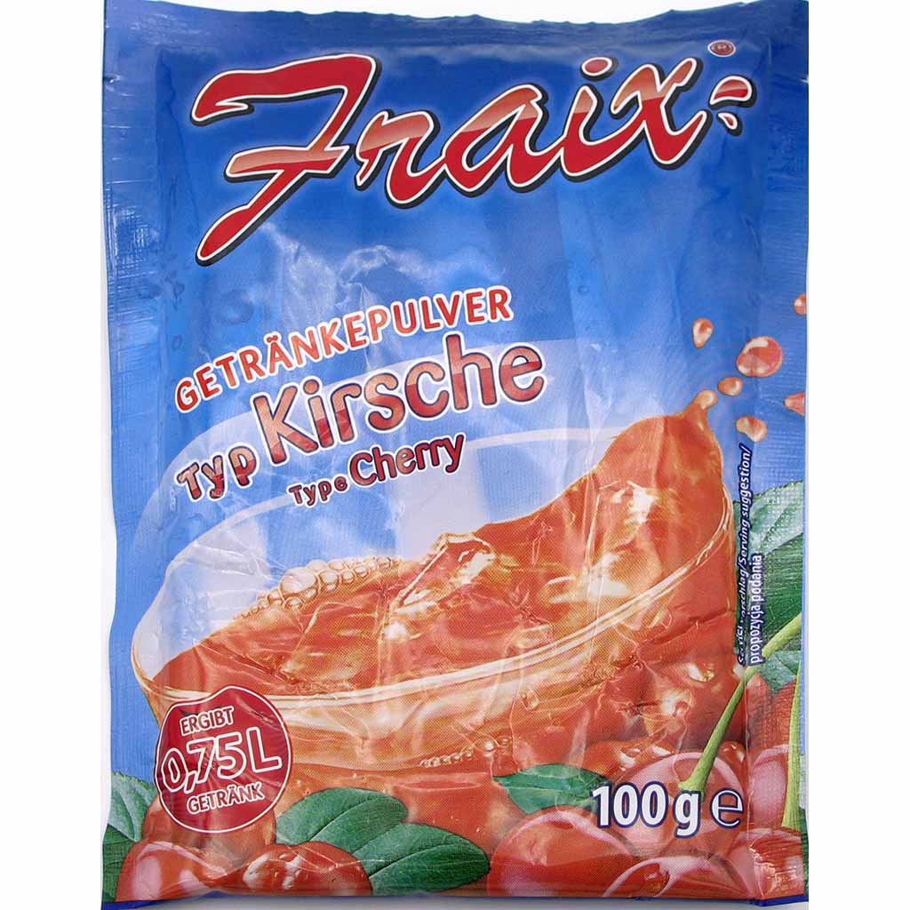 2,5kg Fraix Instant Getränkepulver Kirsche (25x100g) MHD 30.01.27
