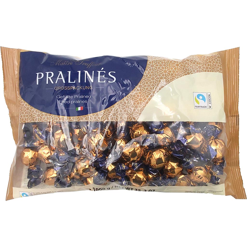 Maitre Truffout Pralinen Milchschokolade mit Cappuccinocremefüllung 1kg