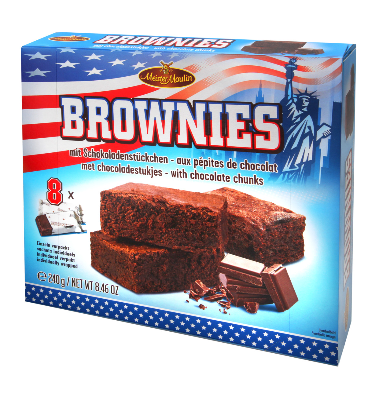Meister Moulin Brownies 8x30g MHD 14.12.25