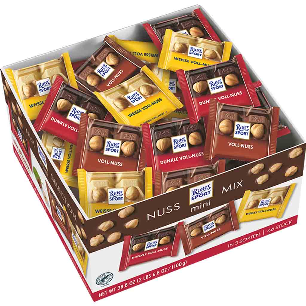 Ritter Sport mini Nuss Mix 66er 1100g MHD 09.07.26