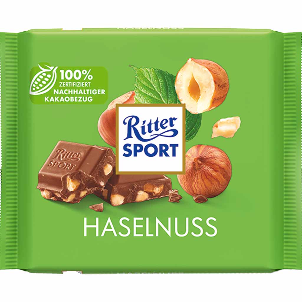Ritter Sport Tafelschokolade Haselnuss 100g MHD 20.03.26