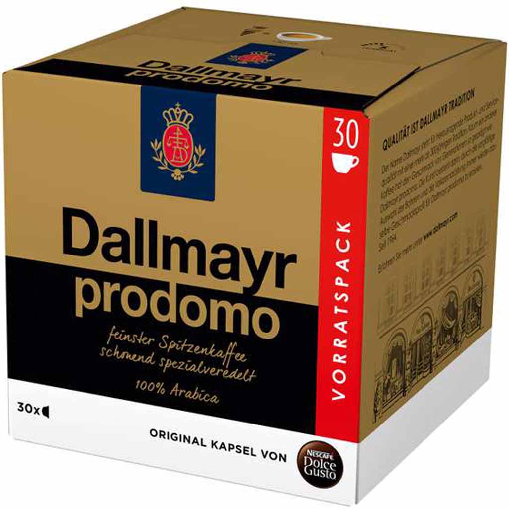 Nescafe Dolce Gusto Kapseln Dallmayr Prodomo 30 Tassen 210g MHD 30.11.26