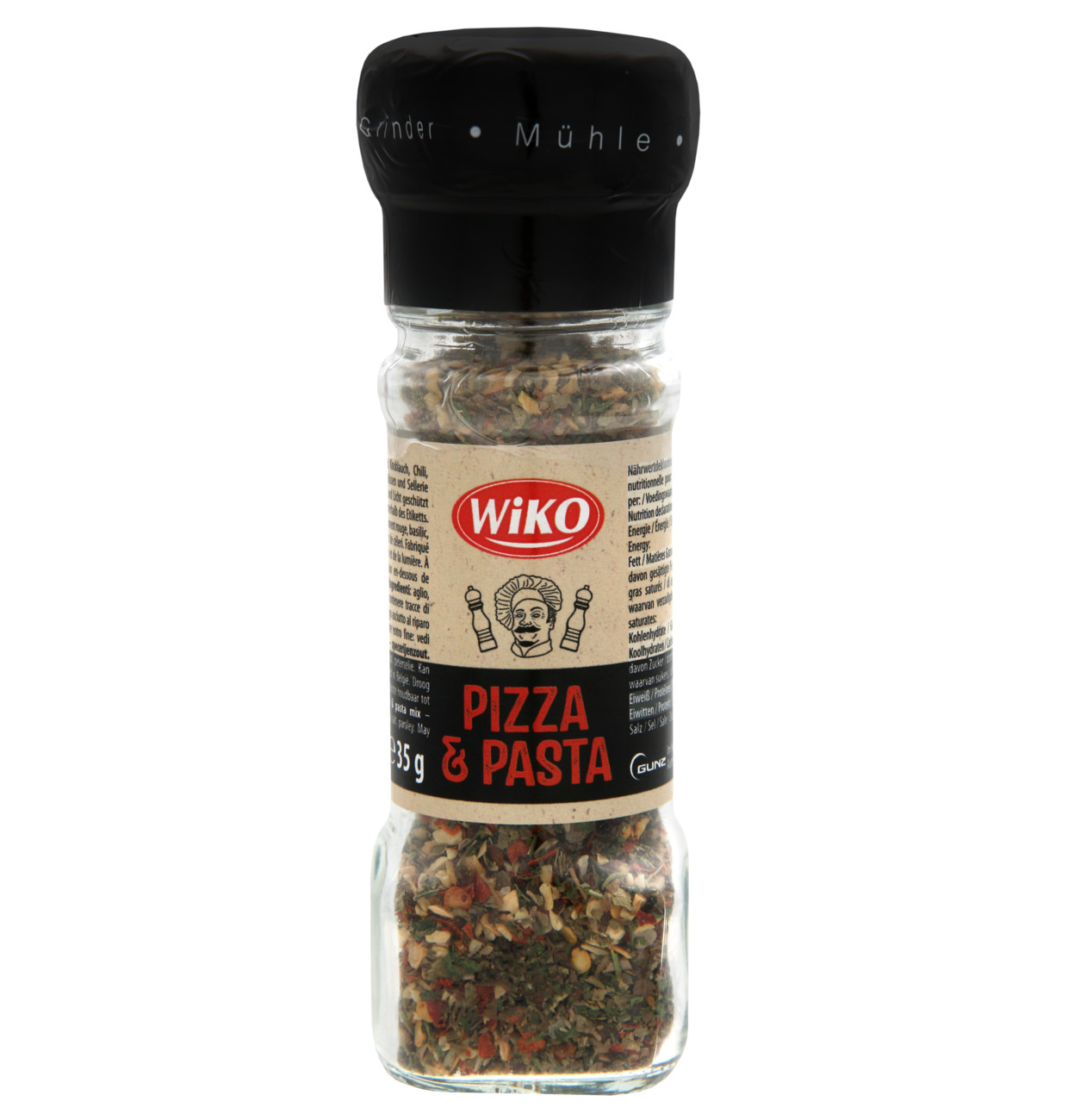 Wiko Gewürzmühle Pizza und Pastagewürz 35g MHD 30.01.28