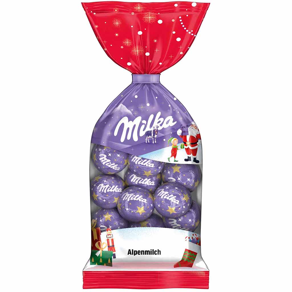 Milka Weihnachts-Kugeln Alpenmilch 100g , 7622210379382