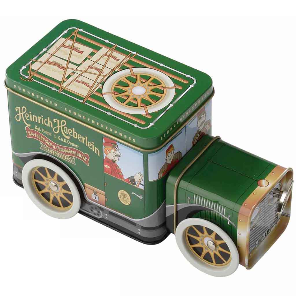 Haeberlein-Metzger Lebkuchen-Express Oldtimer mit Spieluhr 200g MHD 30.04.26