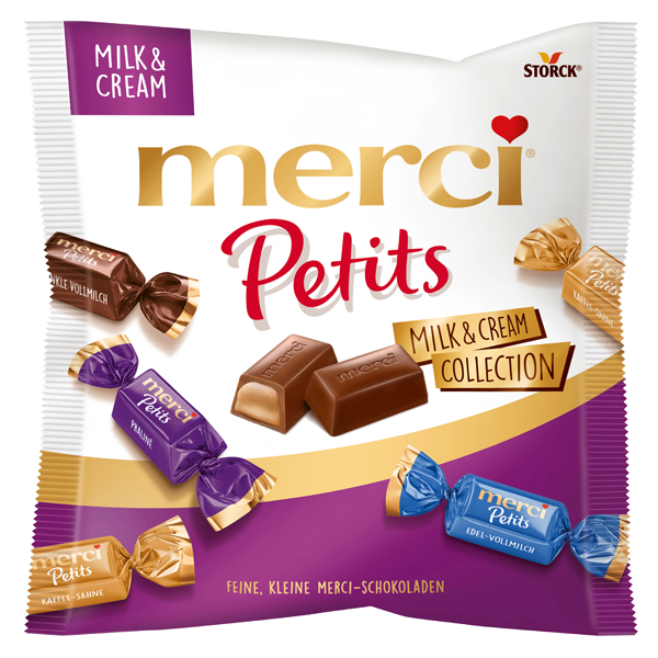 Merci Petits Milk & Cream Collection 125g MHD 01.08.26