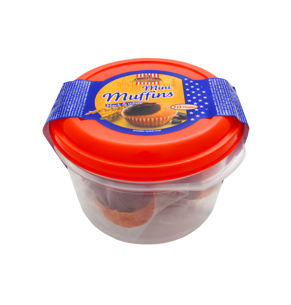 Meister Moulin Mini Muffins Black & White in Dose 250g MHD 02.03.26