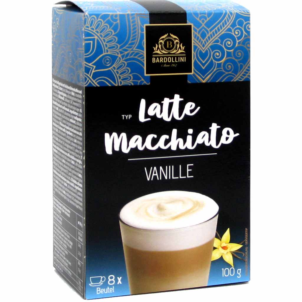 Bardollini Latte Macchiato Vanille 8er 100g MHD 05.11.26