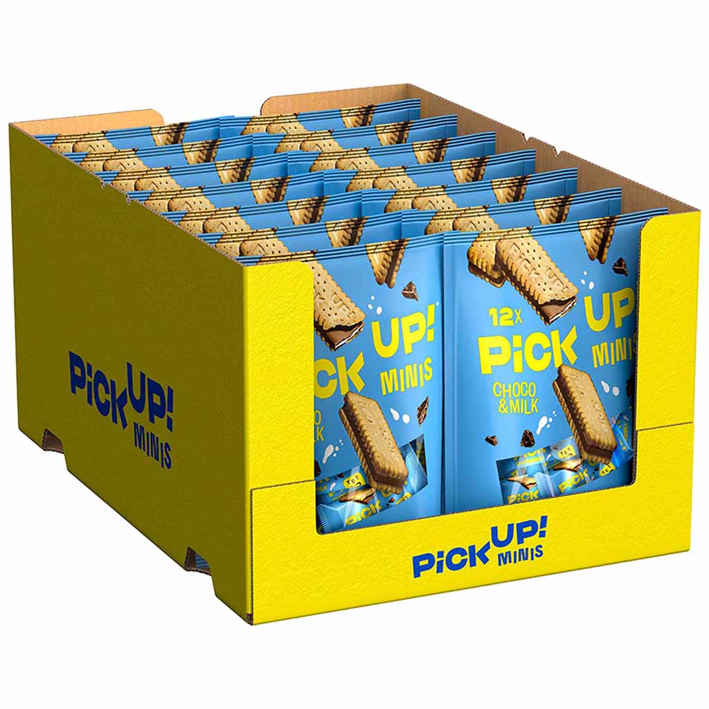 14x Leibniz PiCK UP minis Choco and Milk 127g