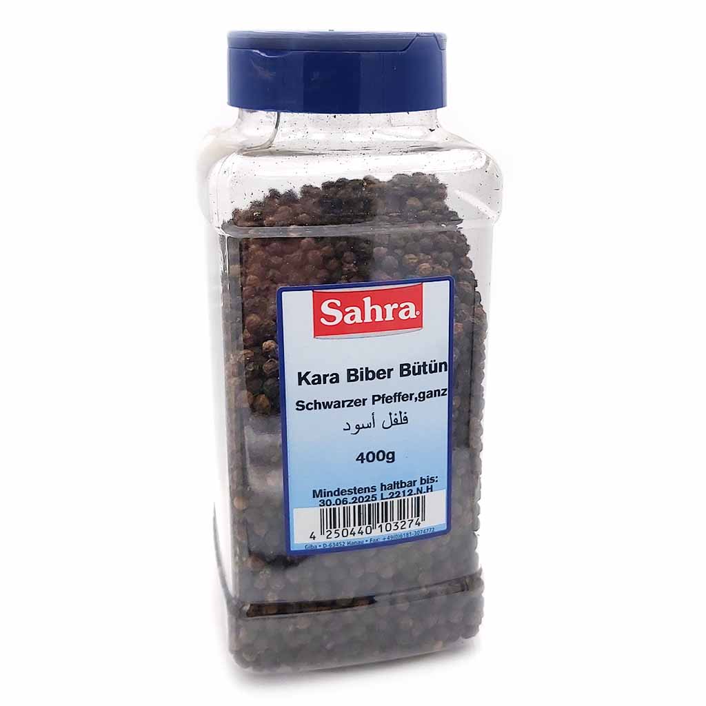Sahra Schwarzer Pfeffer ganz 400g