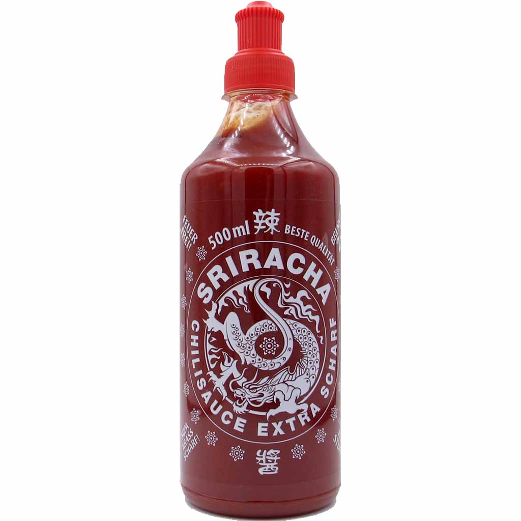 SRIRACHA Asia Chillisauce extra Scharf 500ml MHD 14.09.26
