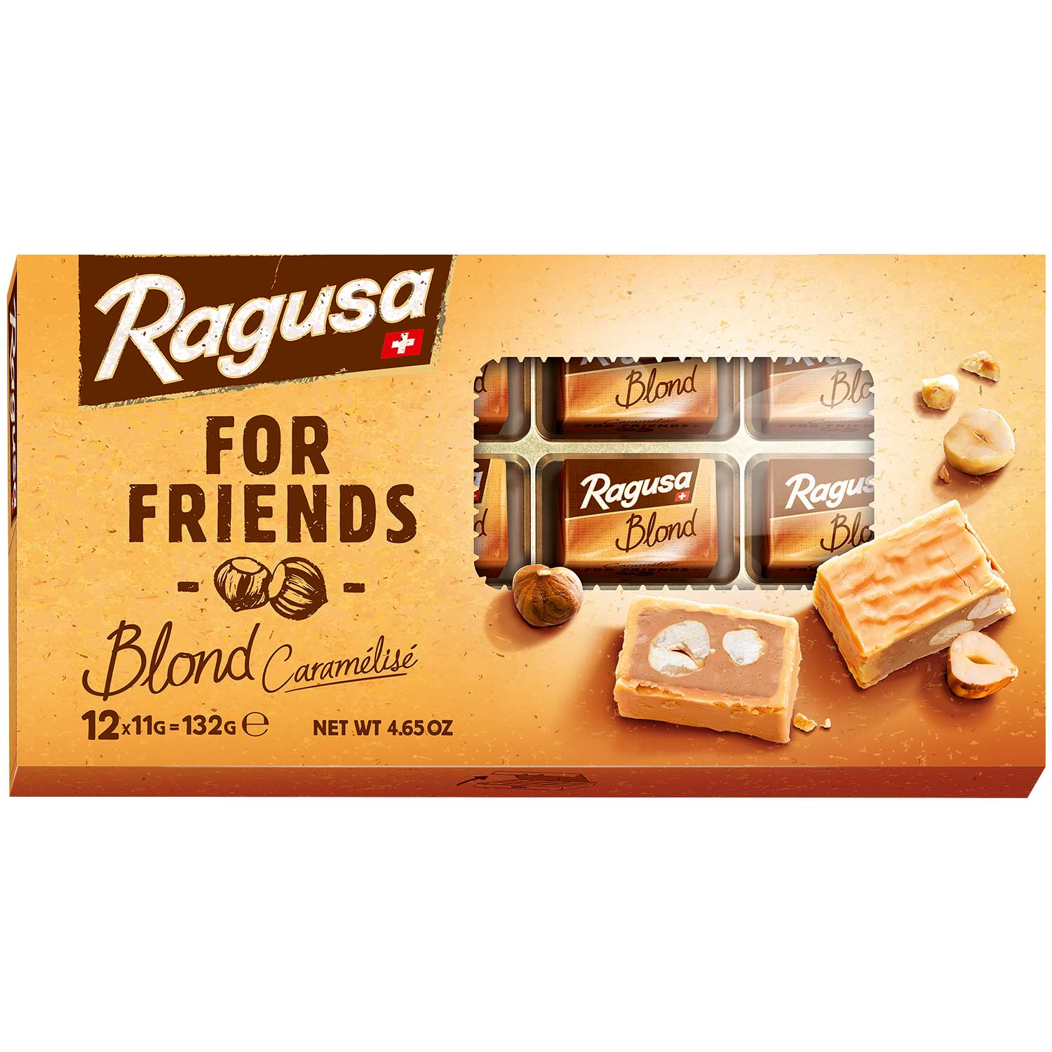 Ragusa For Friends Blond 12er 132g Schweizer Premium Schokolade MHD 30.01.26